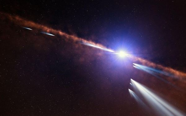 Телескоп TESS обнаружил свыше 30 экзокомет у близкой звезды