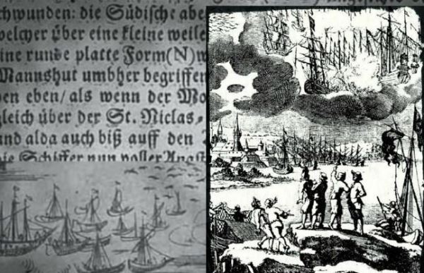 В 1665 году очевидцы наблюдали «битву НЛО», а после этого заболели