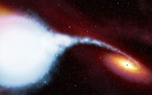 NASA визуализировала 22 черные дыры