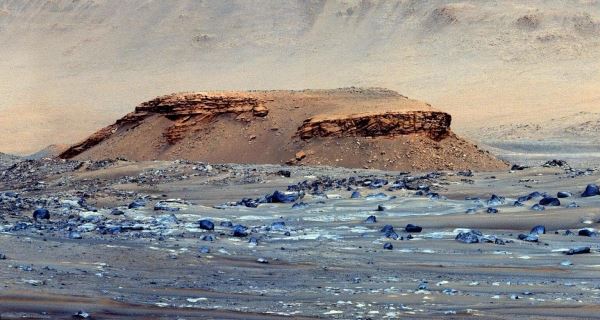 Необычный тип породы на Марсе указывает на бурное прошлое планеты