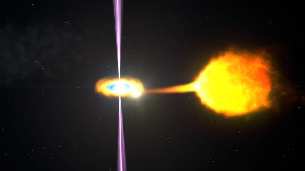 Обнаружен ближайший к Земле пульсар-каннибал «черная вдова»