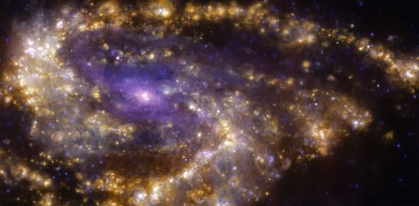 Очень большой телескоп сфотографировал близкую спиральную галактику